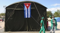 Médicos cubanos en Haití, en una imagen de archivo. (Stan Honda/AFP/File)