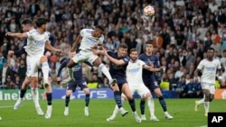 Imagen del partido de vuelta de las semifinales de la Liga de Campeones entre el Real Madrid y el Manchester City en el estadio Santiago Bernabéu en Madrid (Foto de Archivo)